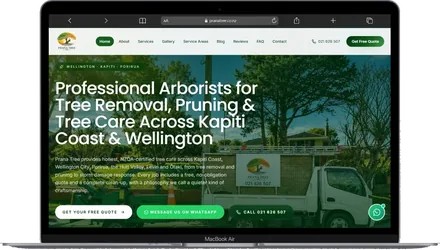Prana Tree website built by Ecom Builder Pakistan
